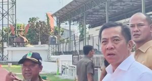 Fasilitas gor karawang dicuri