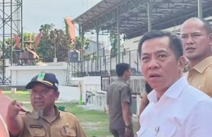 Fasilitas gor karawang dicuri