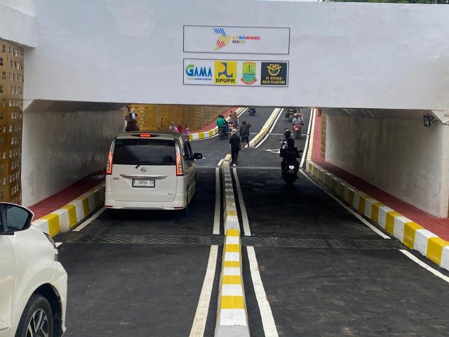Underpass gorowong karawang dibuka