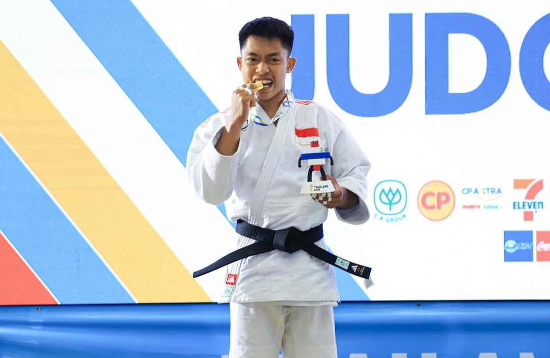 Atlet judo karawang emas sea games