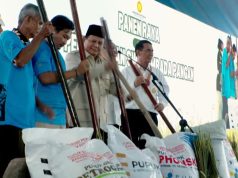 Di Karawang, Presiden Prabowo Deklarasikan RI Sudah Swasembada Pangan Prabowo swasembada pangan di karawang