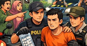 Pria karawang bawa sabu