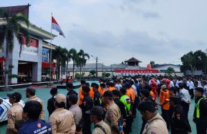 Personel gabungan mudik 2026 karawang