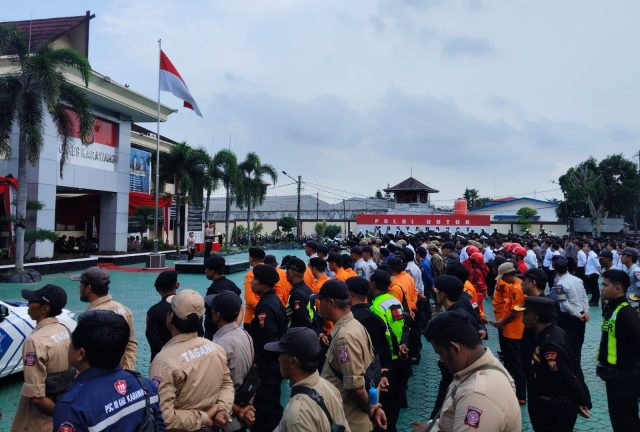Personel gabungan mudik 2026 karawang