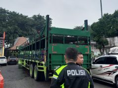 Langgar Aturan Lebaran, Puluhan Truk Sumbu Tiga Ditilang Tiap Hari di Karawang Truk sumbu tiga di karawang ditindak