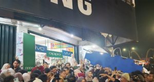 Antusiasme kirab di karawang