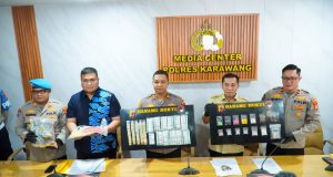 Polres karawang gagalkan peredaran sabu