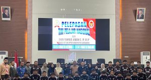 Dilepas Waka DPRD Karawang, Tim Pelajar Nasional U-11 dan U-14 Bidik Prestasi di Asean Tim pelajar nasional karawang