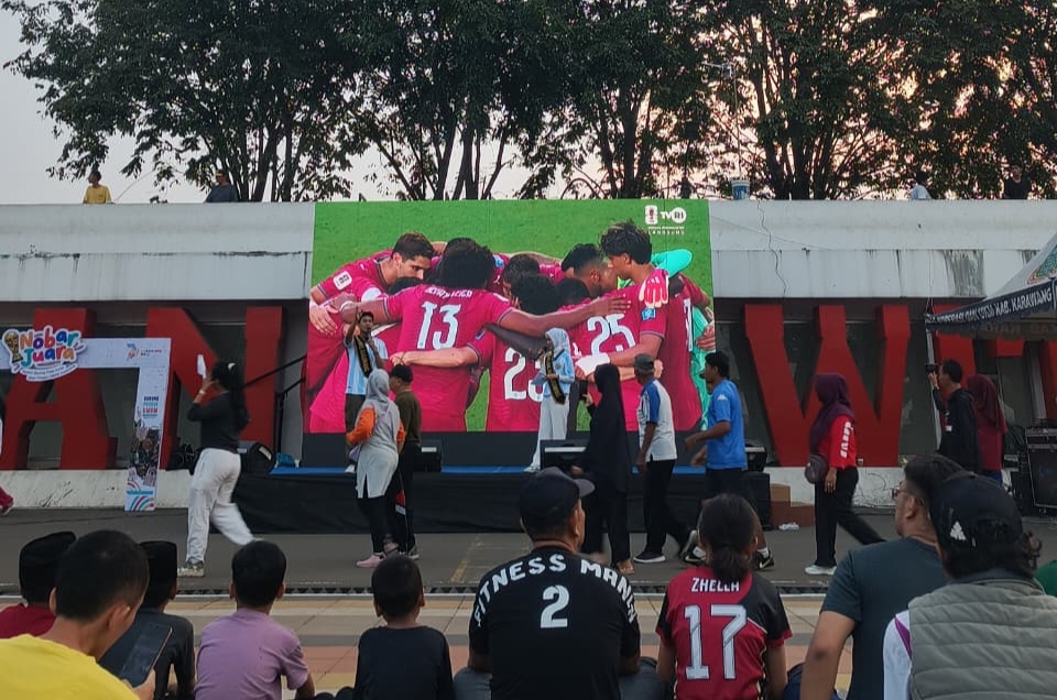 Nobar piala dunia di karawang