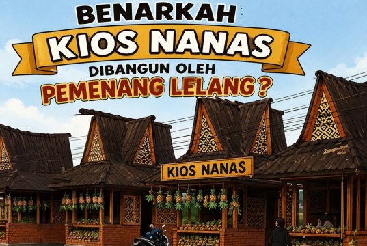 Kios Nanas Dibangun, Perusahaan Pemenang Bukan Sebagai Pelaksana??