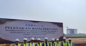Unsika Bangun Gedung Dome Rp 118 M, Disiapkan Jadi Pusat Akademik hingga Seni Budaya di Karawang Gedung dome unsika