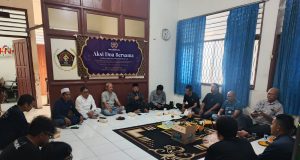 Doa bersama pwi karawang