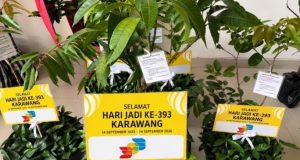 Ucapan hut karawang bibit pohon