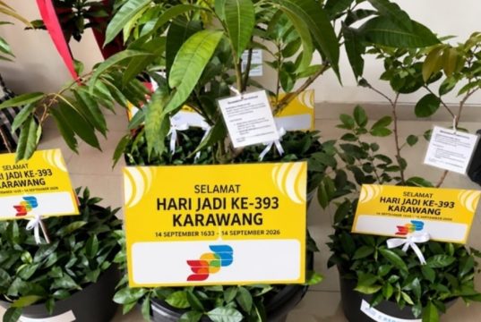 Ucapan hut karawang bibit pohon