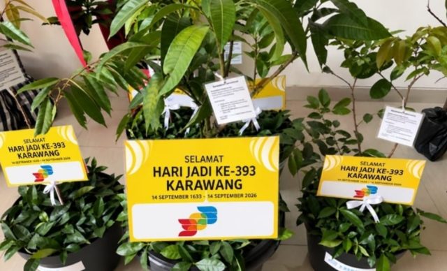 Ucapan hut karawang bibit pohon