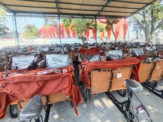 220 becak listrik di karawang
