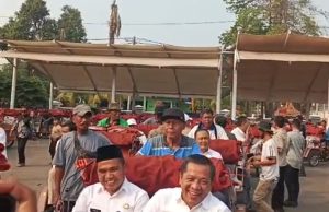 Becak listrik karawang konvoi